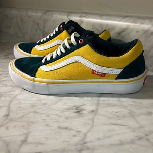Green/Gold Vans - Size 7.5 Men’s/9 Women’s